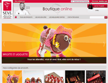 Tablet Screenshot of boutique-seve.com